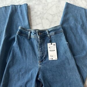 Zara marine jeans size 2